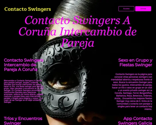 Contacto Swingers A Coruña Intercambio de Pareja Logo