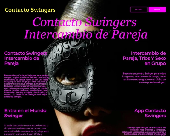 Contacto Swingers Intercambio de Pareja Logo